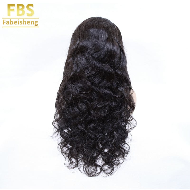 22 Inches / 5*5 Body Wave FBS Lace Front Curly Wigs for Black Women, 22 Inch Remy Virgin Human Hair Wigs, Lace Front Wigs Hair Pre Plucked