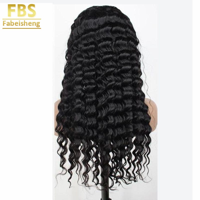 22 Inches / 5*5 Loose Wave FBS Lace Front Curly Wigs for Black Women, 22 Inch Remy Virgin Human Hair Wigs, Lace Front Wigs Hair Pre Plucked