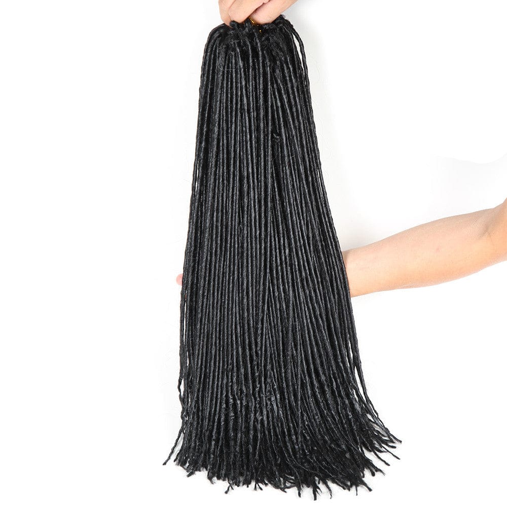 22 Inches / 6 Beanie Cheap Synthetic Wool Dreadlocks straight faux locs