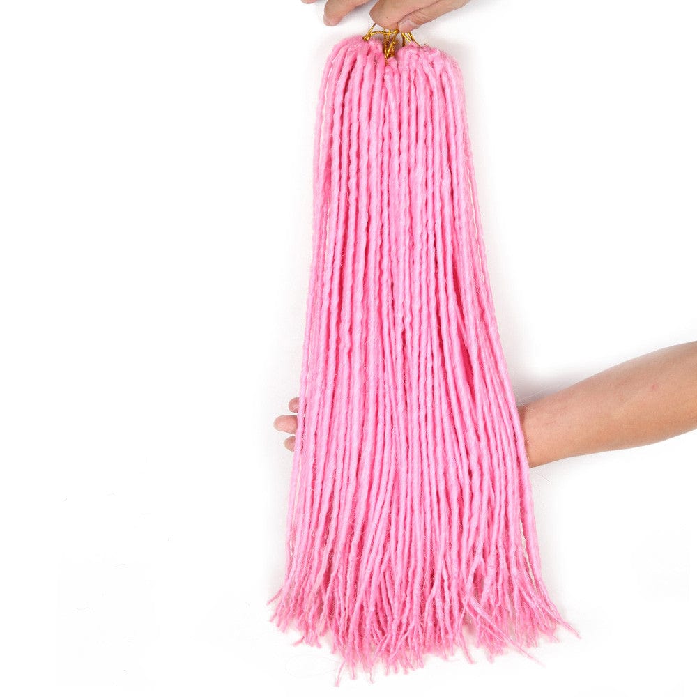 22 Inches / 7 Beanie Cheap Synthetic Wool Dreadlocks straight faux locs