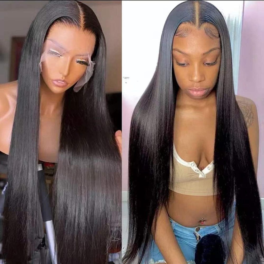 22 Inches / black longest 22inch raw 13x6 body wave transparent hd 360 lace frontal brazilian preplucked body short full lace human hair wigs