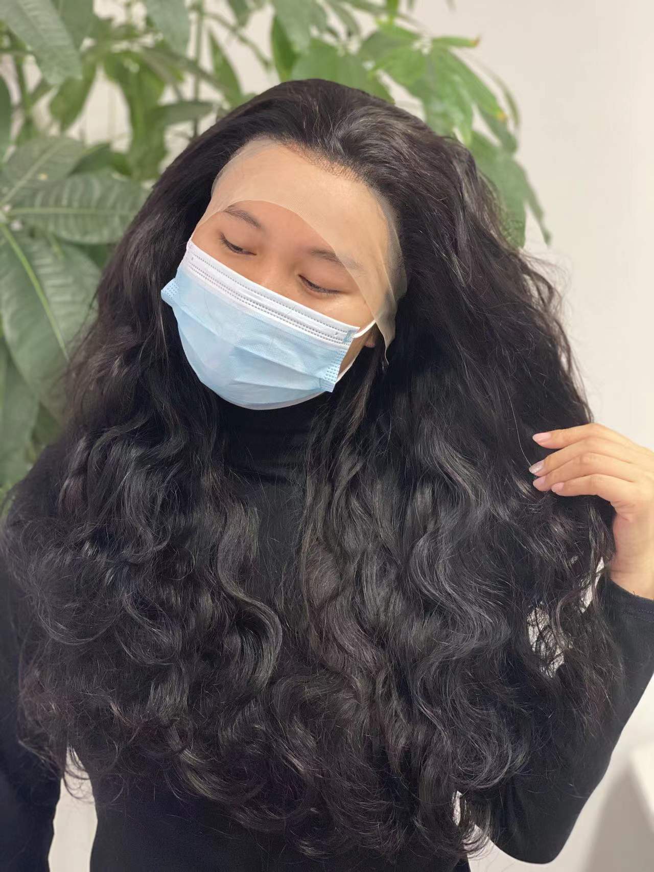 22 Inches / black longest 22inch raw 13x6 body wave transparent hd 360 lace frontal brazilian preplucked body short full lace human hair wigs