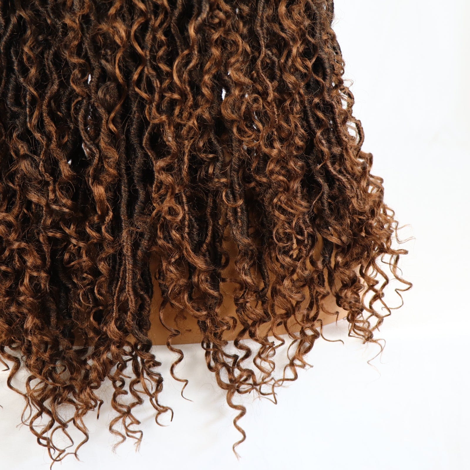 22 Inches / Brown Top Selling New Arrival Ombre Brown Headband Wigs Machine Made Non Lace Headband Wig