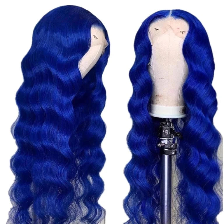 22 Inches / Wig 7 Freedom Quality Ombre Pink Color Body Wave Wig Virgin European Cuticle Aligned Hair HD Transparent Lace Front Wigs For Women