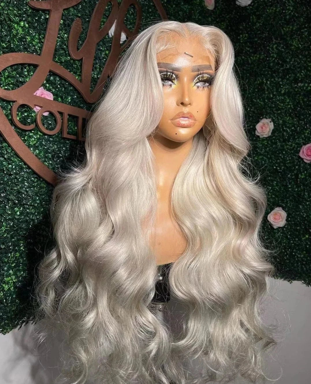 22 Inches / Wig 8 Glueless Quality Wig Cheap Price #4 613 Blonde Highlight Soft Virgin Remy Cuticle Aligned Human Hair Lace Front Wigs For Women