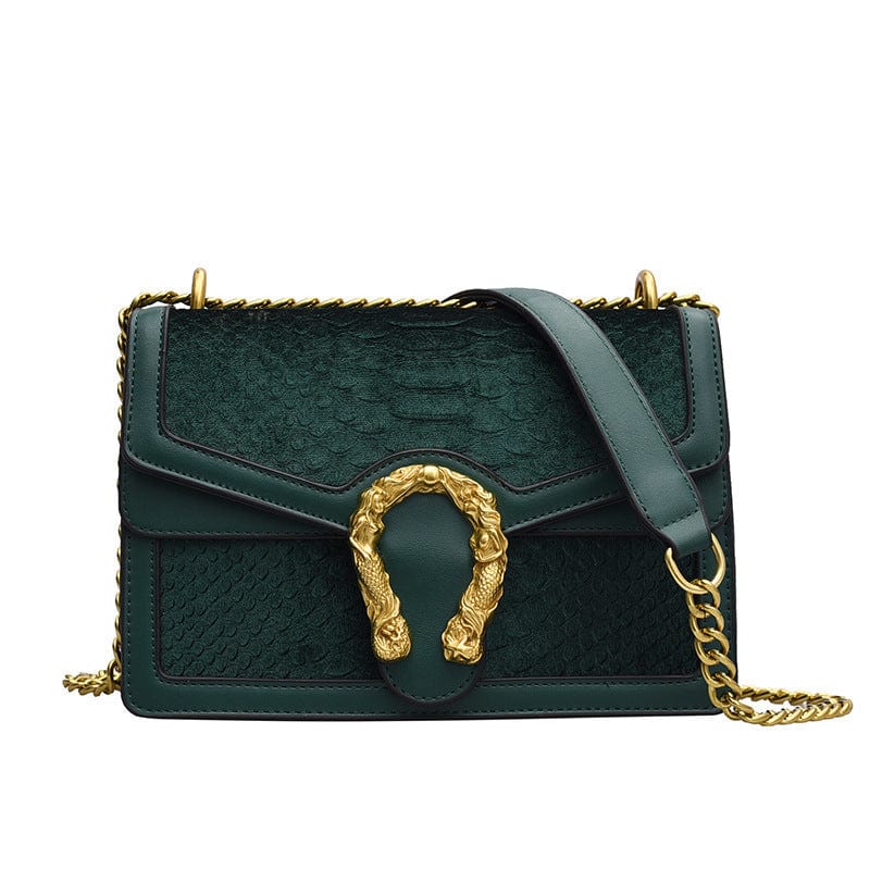 23cm*11cm*17cm / green Hot Factory Sales 2023 luxury quality bags ladies famous brands velvet purses designer handbags for women