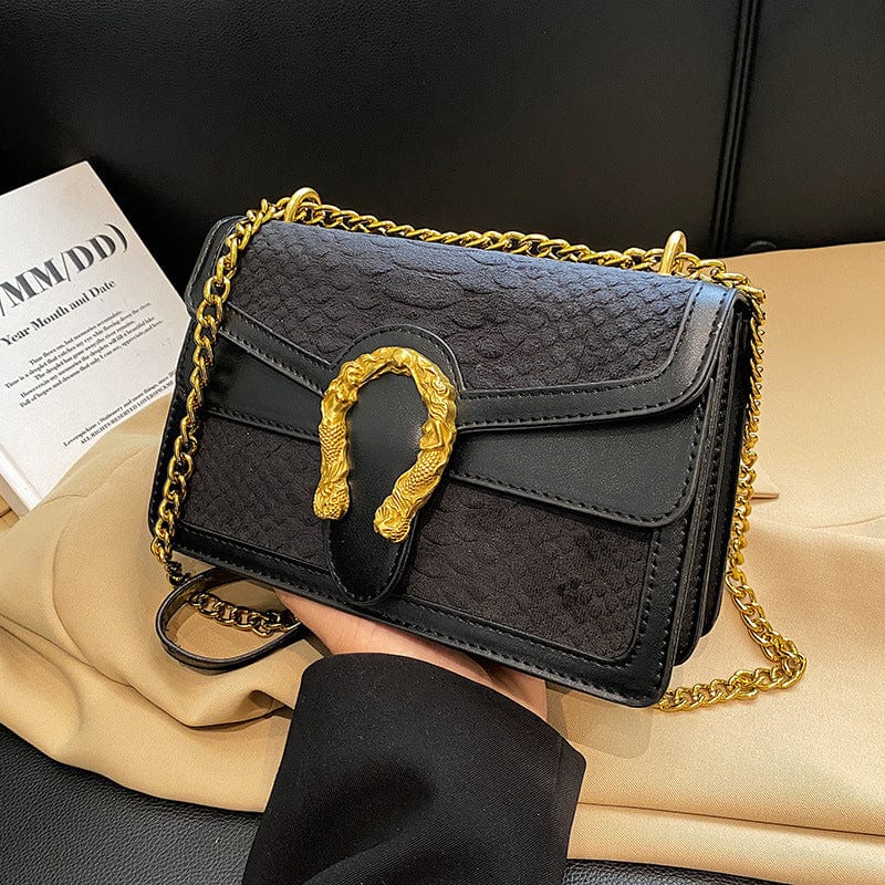 23cm*9cm*15cm / Black Hot Factory Sales 2023 luxury quality bags ladies famous brands velvet purses designer handbags for women
