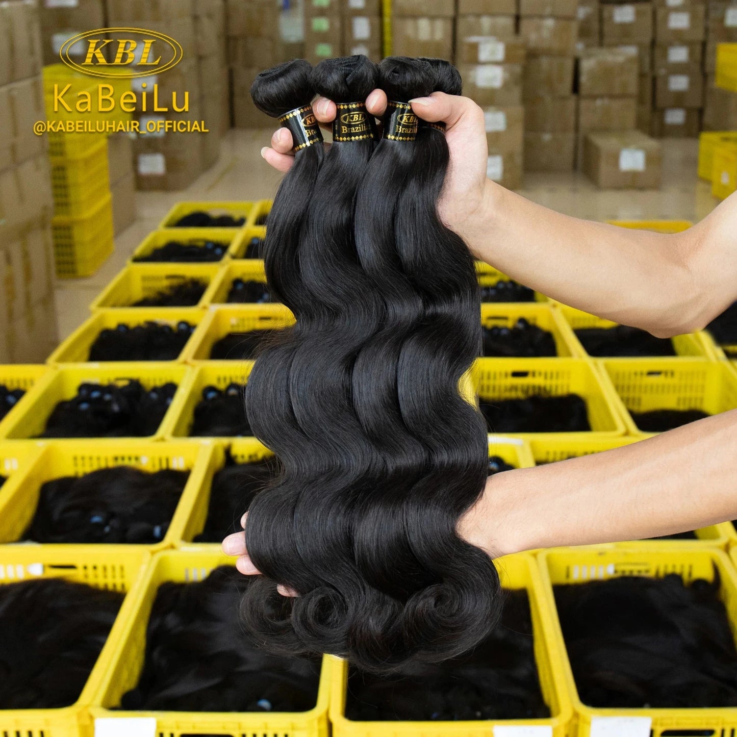 24 Inches / Body wave hair KBL hair company, 100% unprocessed Brazilian human hair bundle, wholesale bundles human hair products