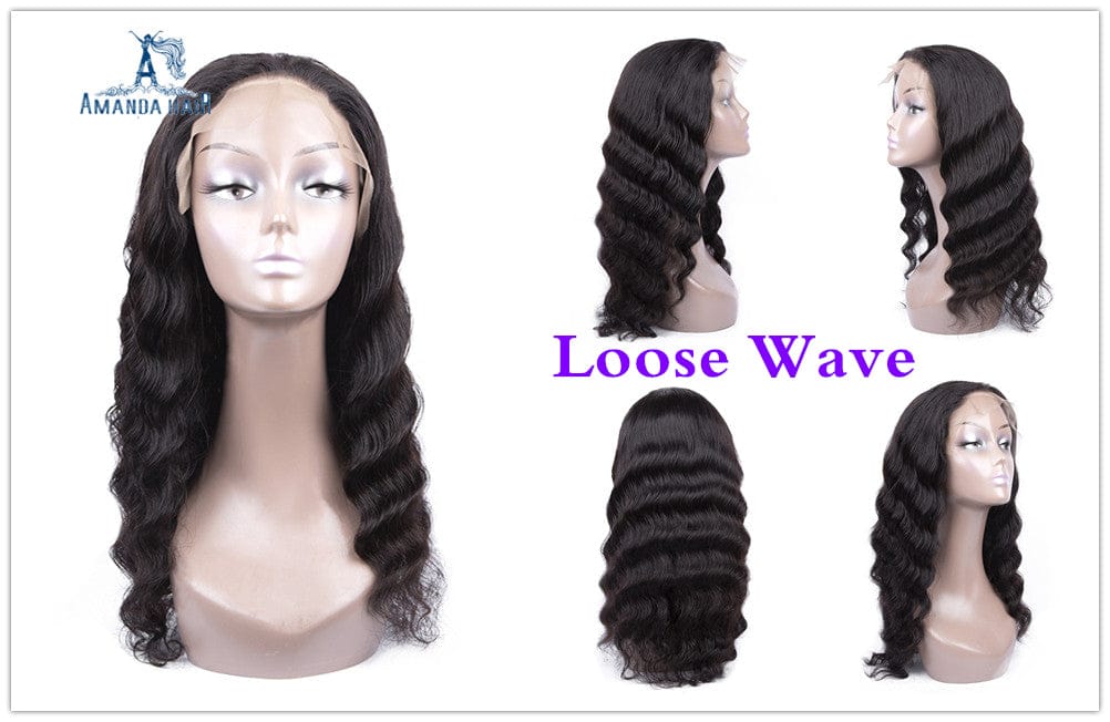 24 Inches / loose wave Afro kinky Curly Brazilian Human Hair Swiss HD Film African American 360 Lace Frontal Wigs For Black Women