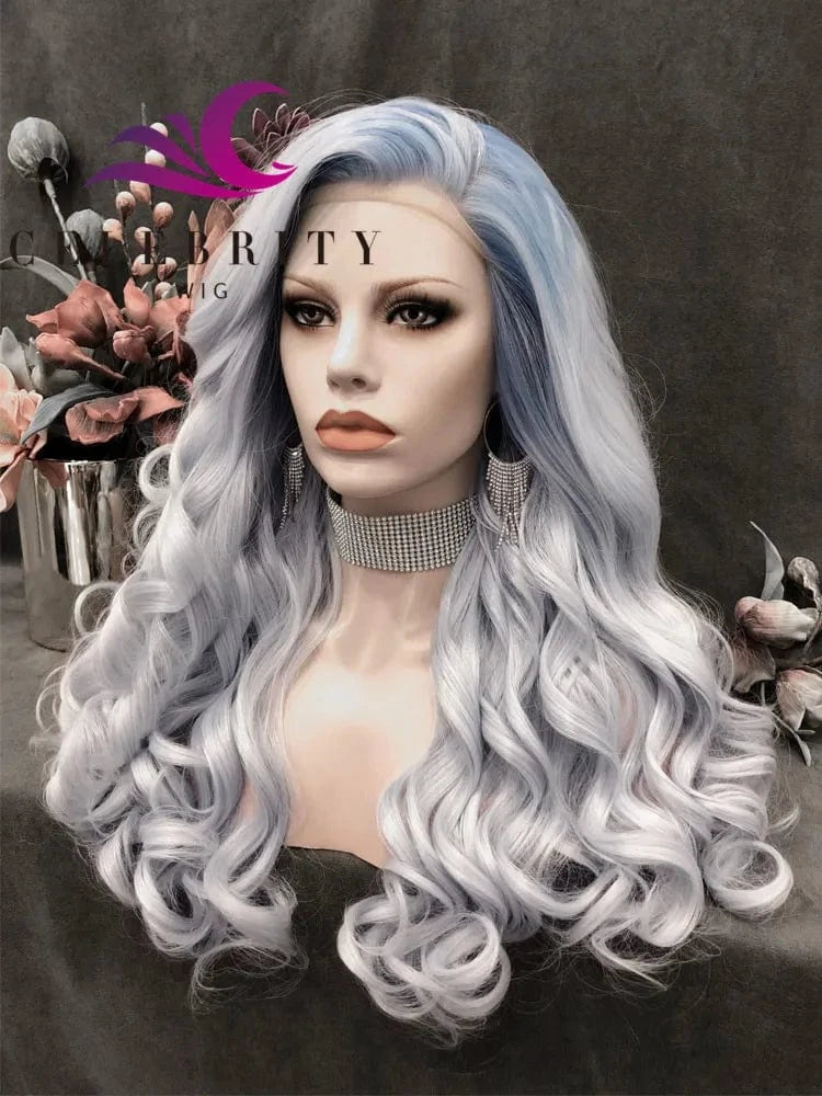 24 Inches / N7-C187 Wholesale Price High Quality Cheap Factory synthetic long wig vendor