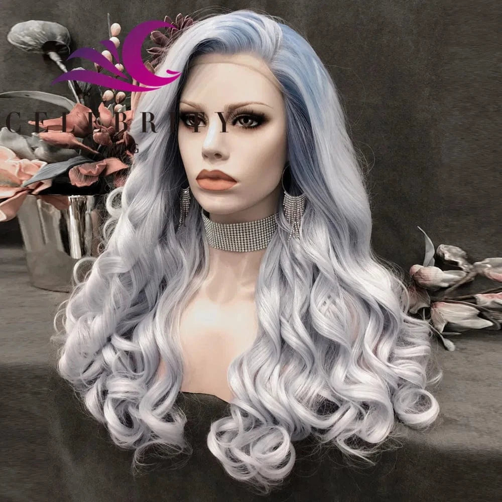 24 Inches / N7-C187 Wholesale Price High Quality Cheap Factory synthetic long wig vendor