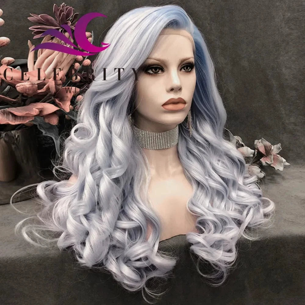 24 Inches / N7-C187 Wholesale Price High Quality Cheap Factory synthetic long wig vendor
