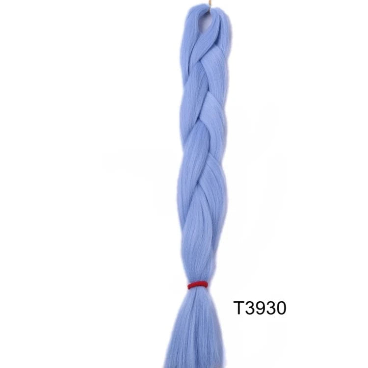 24 Inches / T3930 Jumbo Braids 24inch Crochet Braid Synthetic Braiding Hair Extension for Women 10 Packs Brown Blonde Pink Blue Soft Texture