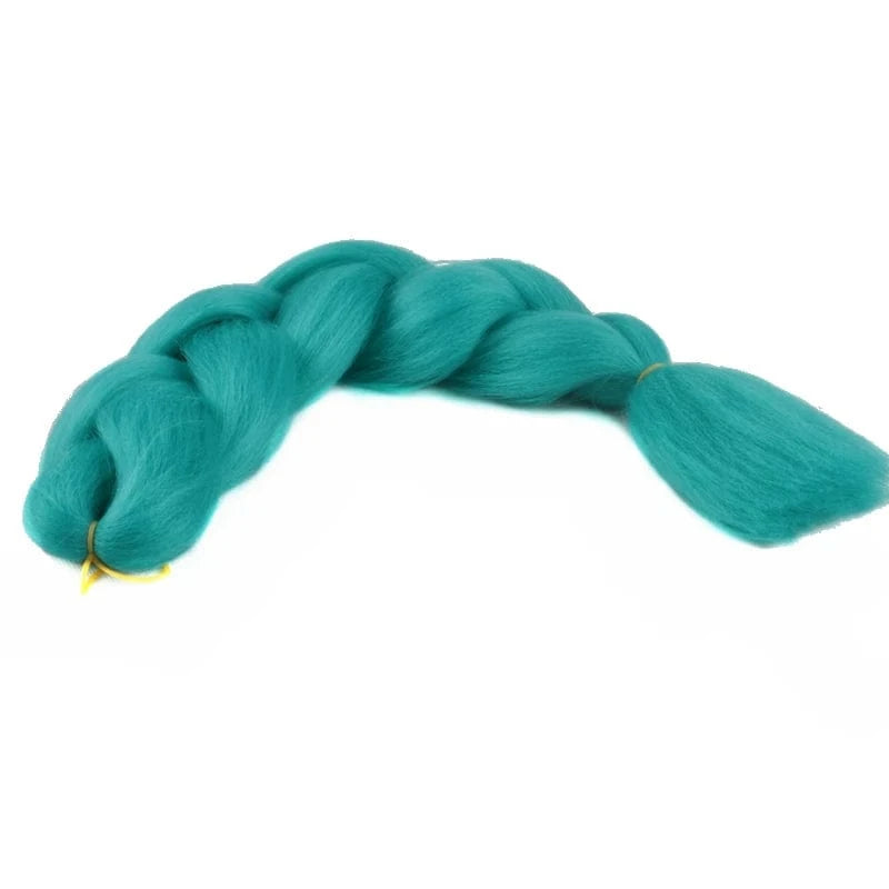 24inch solid color 100grams synthetic hair jumbo braiding hair different colors in stock