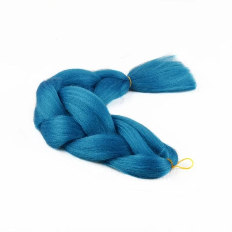 24inch solid color 100grams synthetic hair jumbo braiding hair different colors in stock