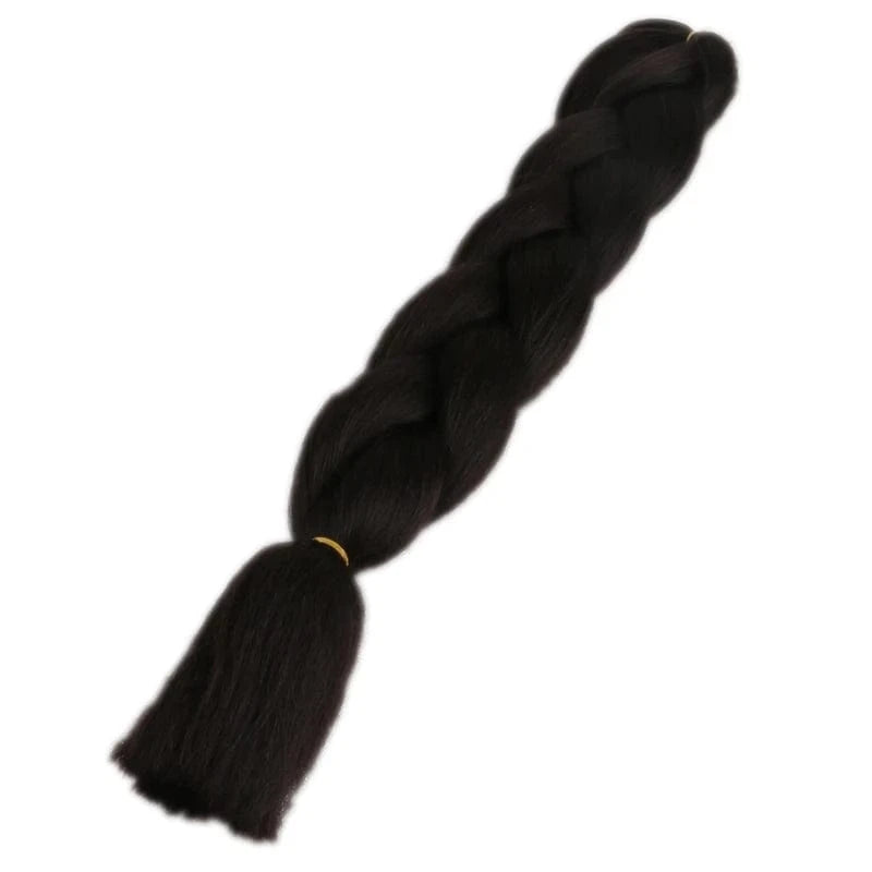 24inch solid color 100grams synthetic hair jumbo braiding hair different colors in stock