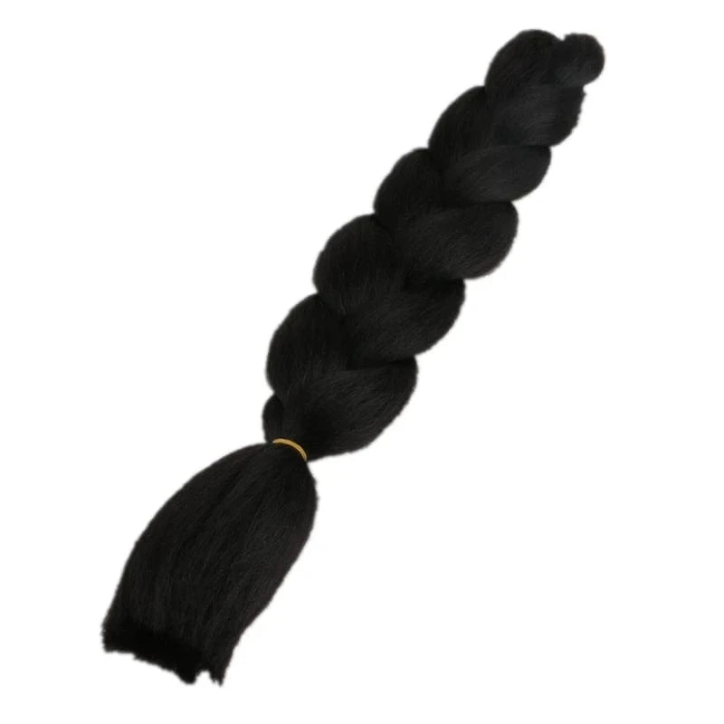 24inch solid color 100grams synthetic hair jumbo braiding hair different colors in stock