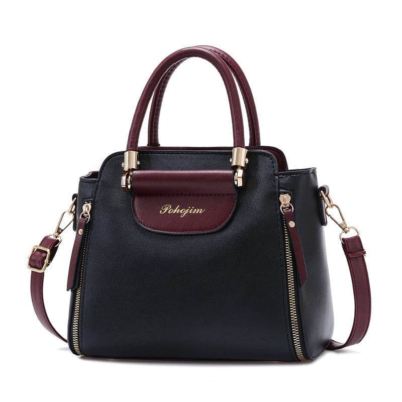 25*12*20CM / black handbags women leather hand bag leather hand bags women handbags
