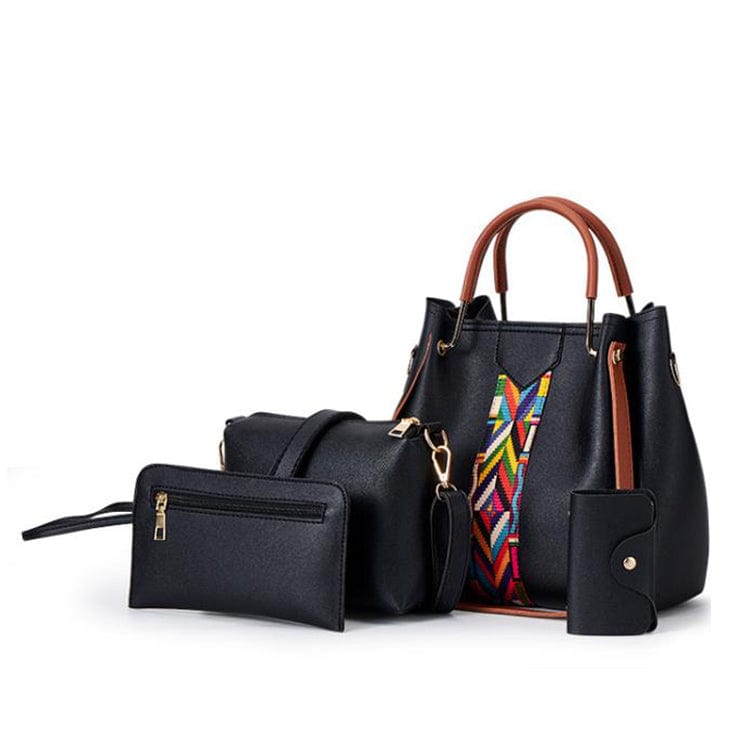 25*14*25cm / Pink Trending PU Leather Large Ladies Purse and Handbags Custom Logo Women Tote Hand Bags Set