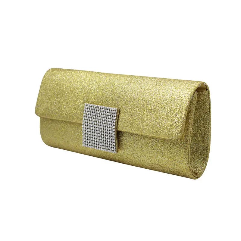 26*5*13cm / Golden Factory Exclusively For 2022 Fashion Temperament Diamond Dinner Bag Ladies Flash Material Fashion Clutch Shoulder Evening Bag