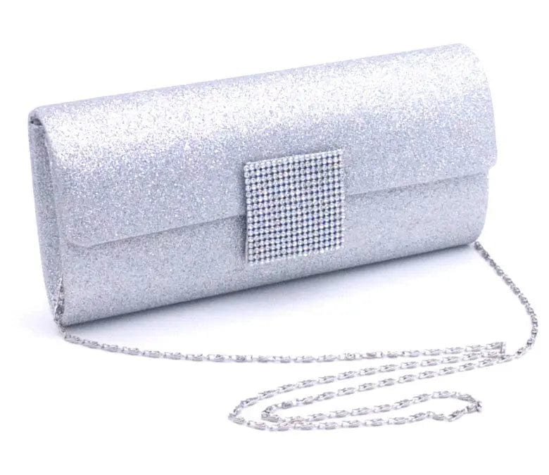 26*5*13cm / silver Factory Exclusively For 2022 Fashion Temperament Diamond Dinner Bag Ladies Flash Material Fashion Clutch Shoulder Evening Bag