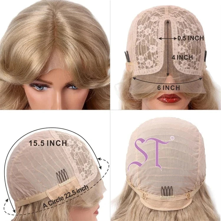 26 Inches / Brown Guangzhou Shenzhen Factory Wholesale Good Quality Thin HD Lace Frontal Synehthetic Wigs For Women