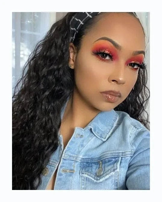 26 Inches / Natural curly headband wigs Cheap Headband Wigs For Black Women Human Hair With Headband Attached Head Band Wigs Yaki Virgin Human Hair Headband Curly Wig