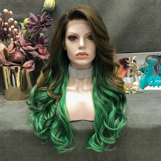 26 Inches / S25-2128-raise Celebrity Premium Synthetic Wigs Futura Heat Resistant Synthetic Hair Wigs with Highlights