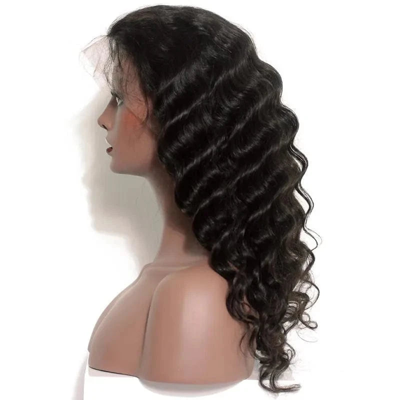 28 Inches / Black hair extension wholesaler factory wholesale brazil human hair lace wig