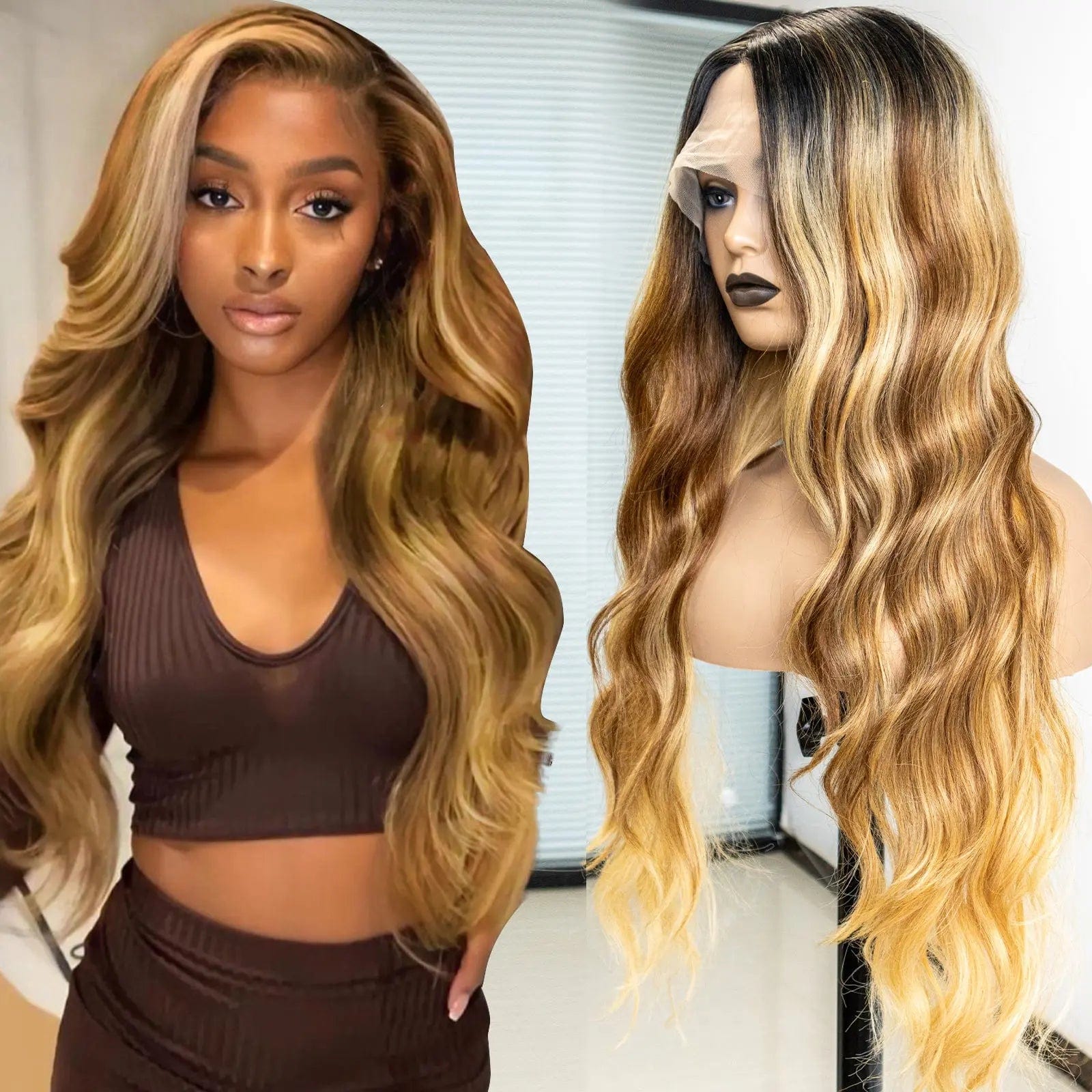 28 Inches / color piano curly long premium high quality high hair