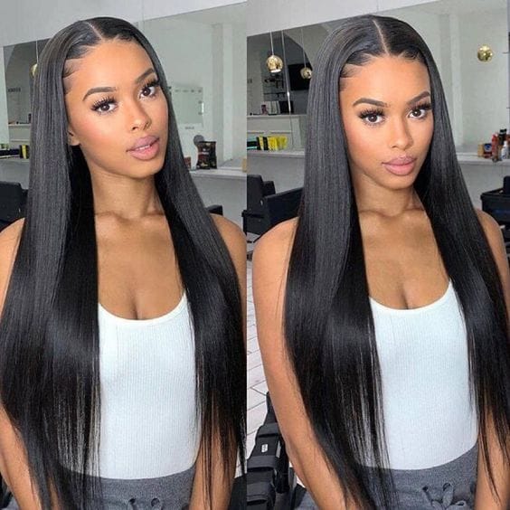 28 Inches / straight Ginger color 13x4 Hd Transparent Lace Frontal Wig 100% Virgin 180% Density real human hair Full Lace Wig Vendors For Black Women