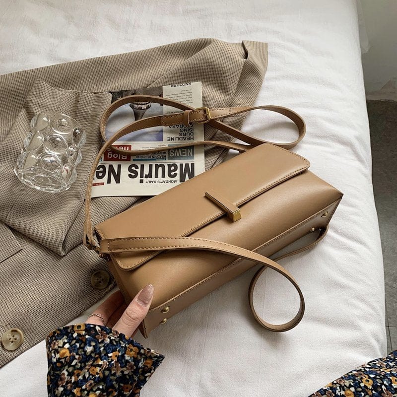 28cm*9cm*14cm / Kahki New Designer Shoulder Bags 2022 Girls Luxury Cute Handbags Ladies Famous Small Purses For Young Lady