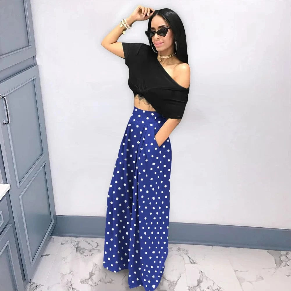 3 XL / 7 New 2023 High Waist Plaid Print Ladies Streetwear Home Wear Casual Trouser Autumn Wide Leg Women'S Pants