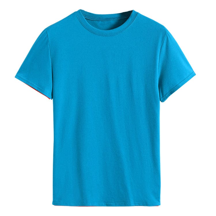 3 XL / Blue Just Pray Turquoise Cow T-Shirt Tee