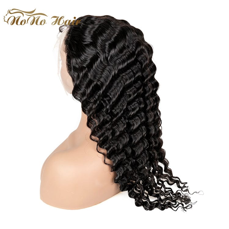30 Inches / 13*6 deep wave Cheap Price 100% Real Natural Black Color Hair Wig Hd Lace Frontal Wigs Human Hair Lace Front Brazilian