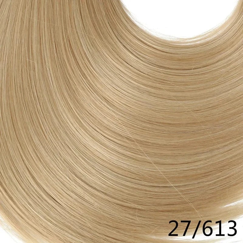 30 Inches / 27/613 SARLA  Wholesale 30 Inch Synthetic Invisible Natural Deep Wave Kinky Curly  Long Hair Afro U Part 3/4 Half Head Wig Extensions