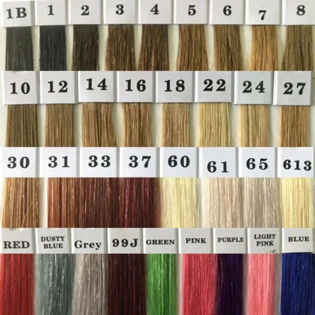 30 Inches / #30 100% raw virgin remy hair with full cuticle aligned double I-tip hair extensions human hot sell in korea