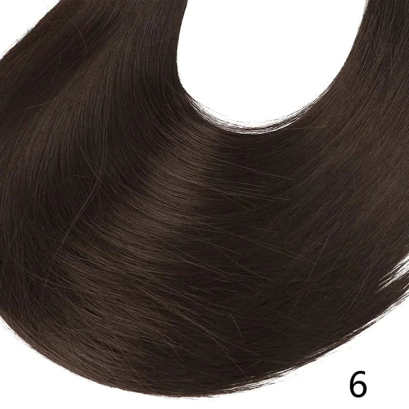 30 Inches / 6# SARLA  Wholesale 30 Inch Synthetic Invisible Natural Deep Wave Kinky Curly  Long Hair Afro U Part 3/4 Half Head Wig Extensions