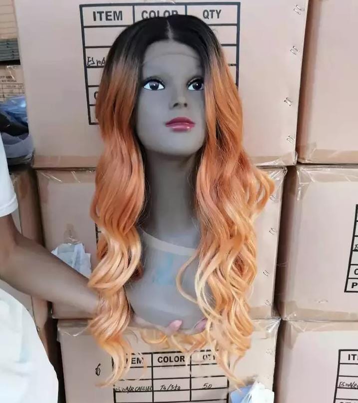 30 Inches / GT2/150D/150B 13x4 lace front synthetic wig sleek wholesale hot selling for women super body wave HD lace part frontal Synthetic Hair Wig