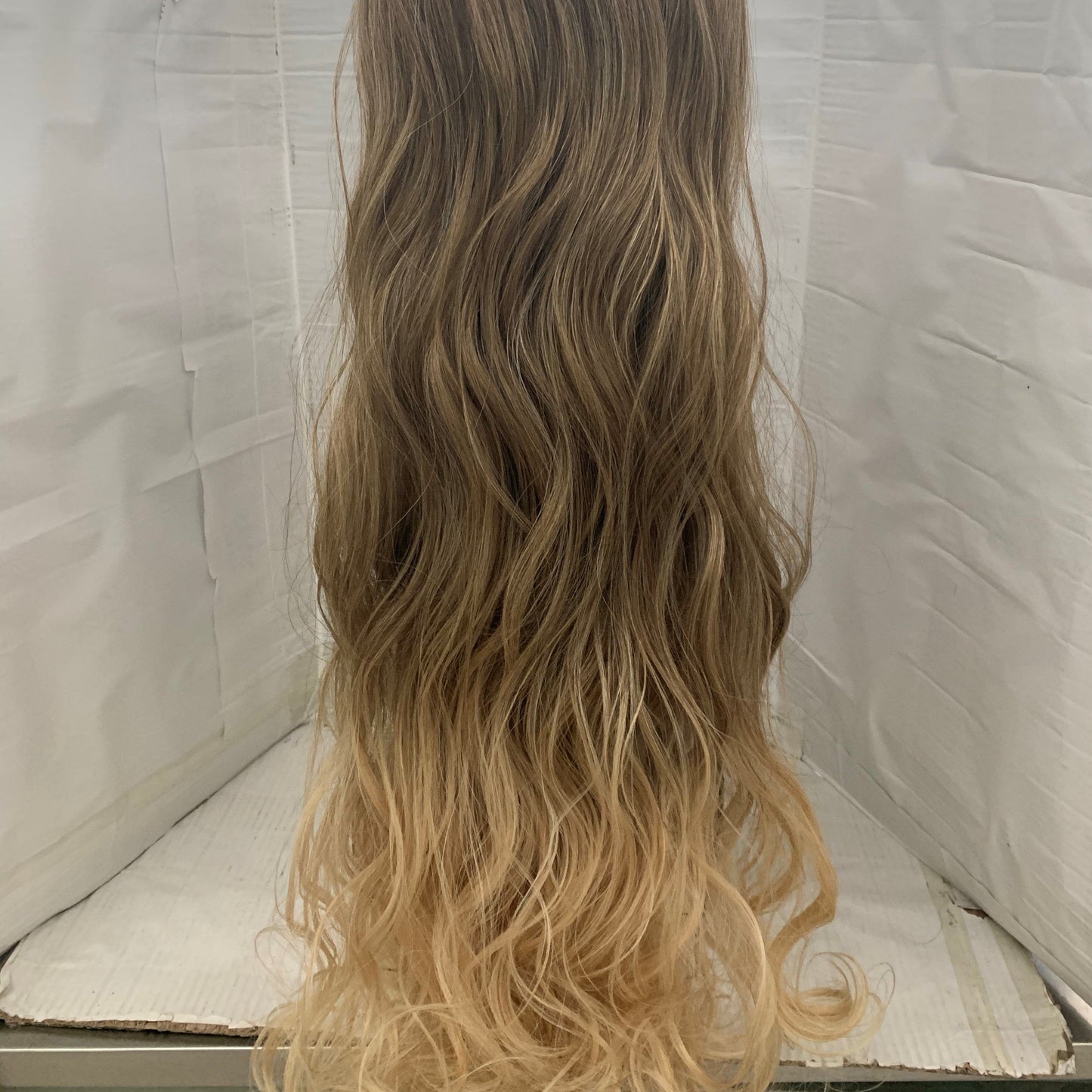 30 Inches / T12/613F long super wave pony band holder stand detachable hair extensions long  ponytail hair extension synthetic hairpiece claw