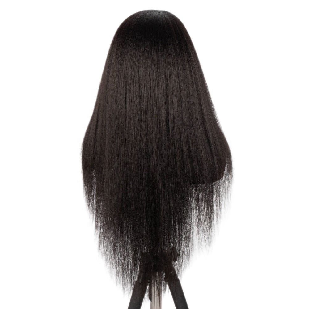 30inches super long natural wholesale Ombre dark red color wigs for black women synthetic hair yaki straight headband wig