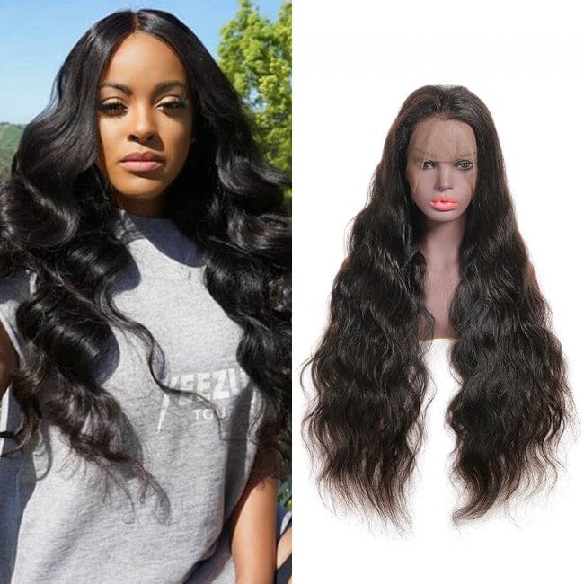 32 Inches / body wave Factory Price Wholesale Price 8A Unprocessed Cuticle Aligned Human Hair Lace Frontal Wig 360 Virgin Full Lace Wigs