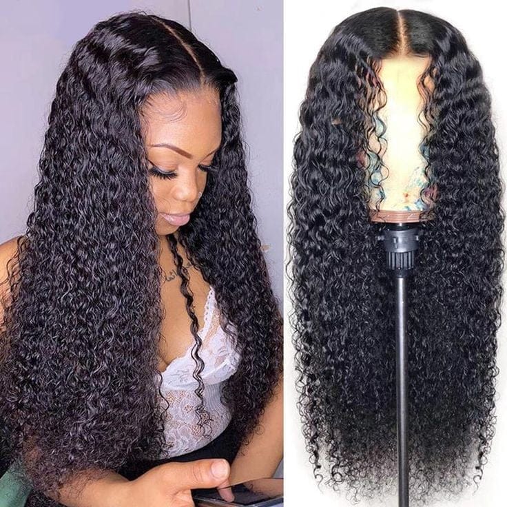 32 Inches / Curly Wholesale Raw Indian Virgin 180% Density Human Hair Hd Full Lace Frontal Wig Natural 4x4 Transparent Lace Front Human Hair Wigs