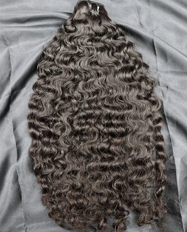 32 Inches / water curly hair bundles Burmese Curly Vietnamese Raw Human Hair Cuticle Aligned Hair burmese raw hair bundles