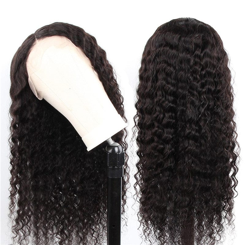 34 Inches / 360 Deep Wave Wholesale 360 Human Hair Wigs Cheap 13x4 Lace Frontal Wig Kinky Curly 13x6 Brazilian Human Hair Wig