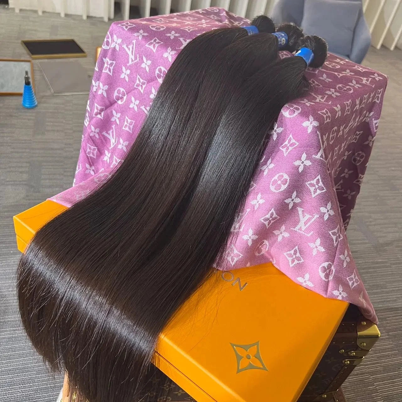 34 Inches / Black Wholesale price 34 inch brazilian hair weft pieces,virgin human hair blend,new design 10a  Grade hair weave body wave