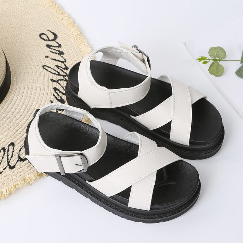 35 / White New Open Toe Fashion  Casual Breathable Sandals Woman Footwear Women's Orthopedic Sandal luxury sandals for women