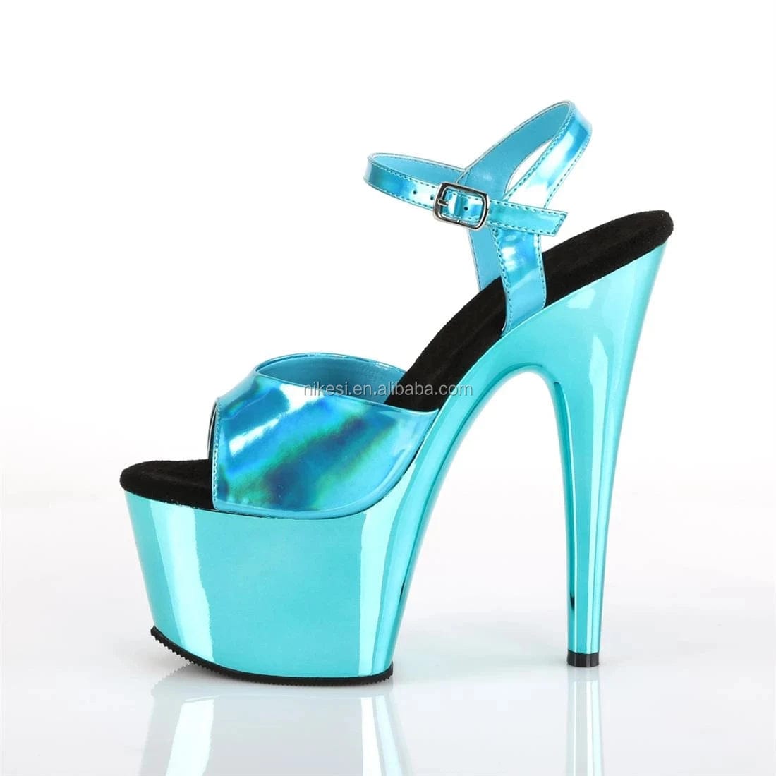 36 / 1 Model shoes 17cm ultra high heel sandals bar mitzvah high heel catwalk women feel comfortable pole dancing shoes