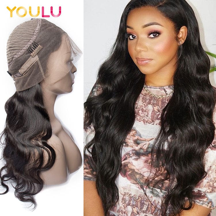 360 Lace Frontal Wig Short Straight Brazilian Lace Front Human Hair Wigs 180 Density Glueless Wigs For Women