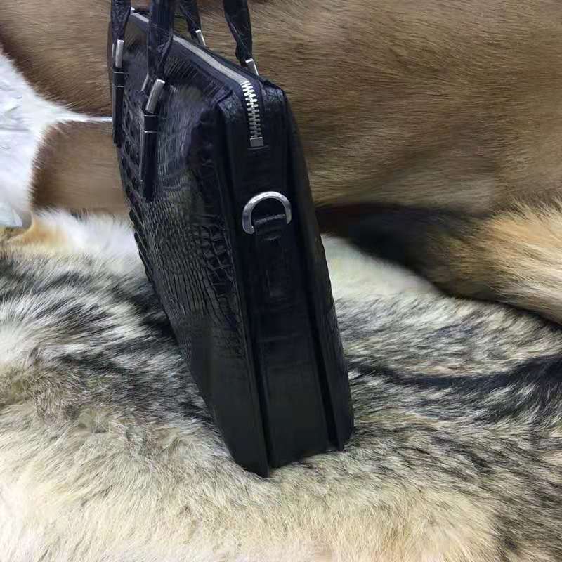 37*28*6cm / 1 New Trendy Designer Luxury Life Men Real Crocodile Skin hand Bag Luxury Crocodile Leather briefcase laptop bag for men